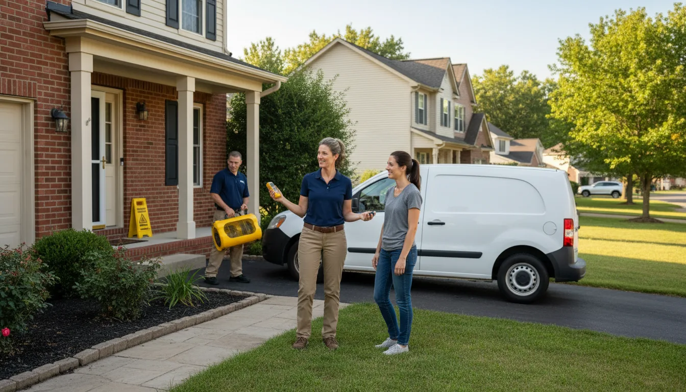 Water restoration image for Water Damage & Restoration Services in Durham, NC